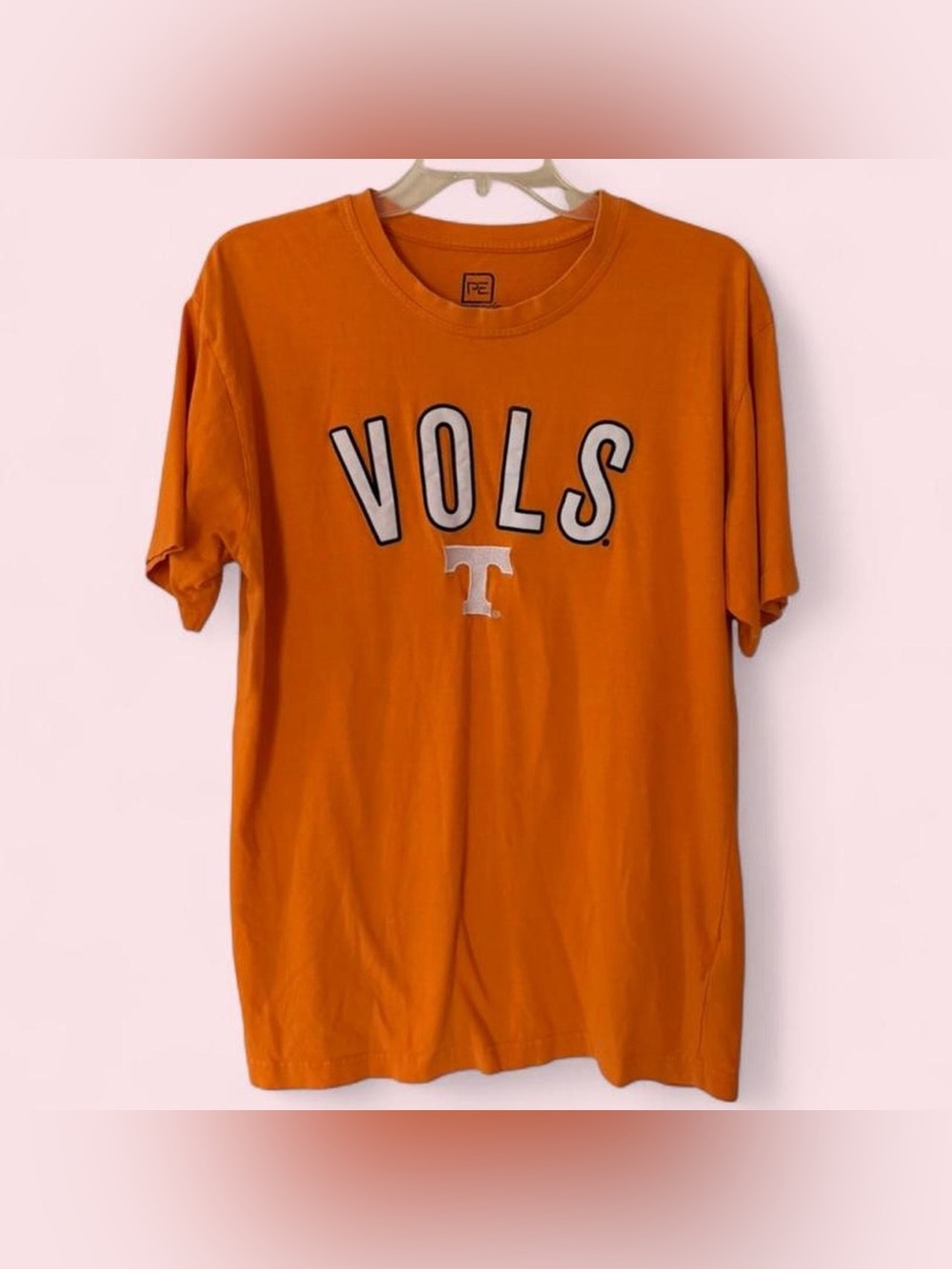 Tennessee Vols Pro Edge Embroidered Logo Tee Orange Large